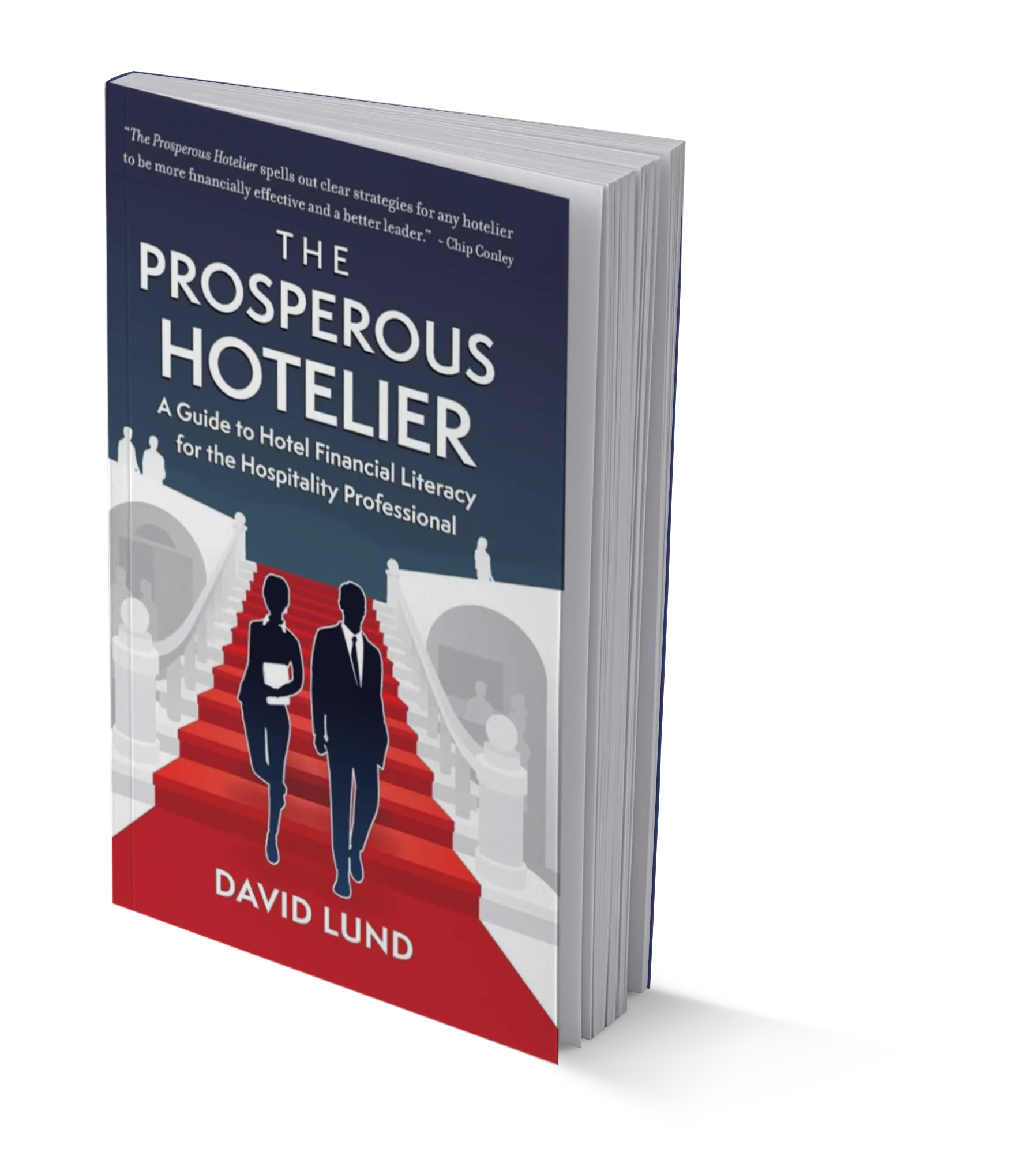 The Prosperous Hotelier book cover 3D mockup